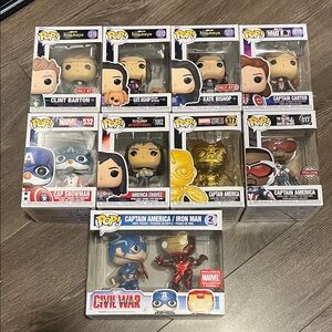 LOT - Funko Marvel Pop Vinyl